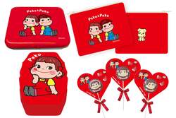 レトロイラストのチョコレート商品