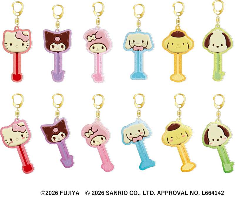 「サンリオキャラクターズ チョコレート トレーディングアクリルチャーム」＜全12種ランダム＞