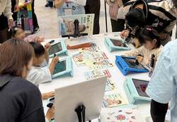 知育最新アイテム体験コーナーbyBabyTech