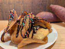 「チョコまみれのお芋スイーツなど300品が勢揃い！幕張メッセで冬のさつまいも博」の写真