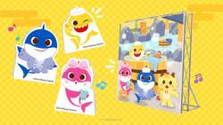 「温泉デビューを応援！龍宮城スパホテル三日月でベイビーシャークと日本初のコラボ開催」の写真