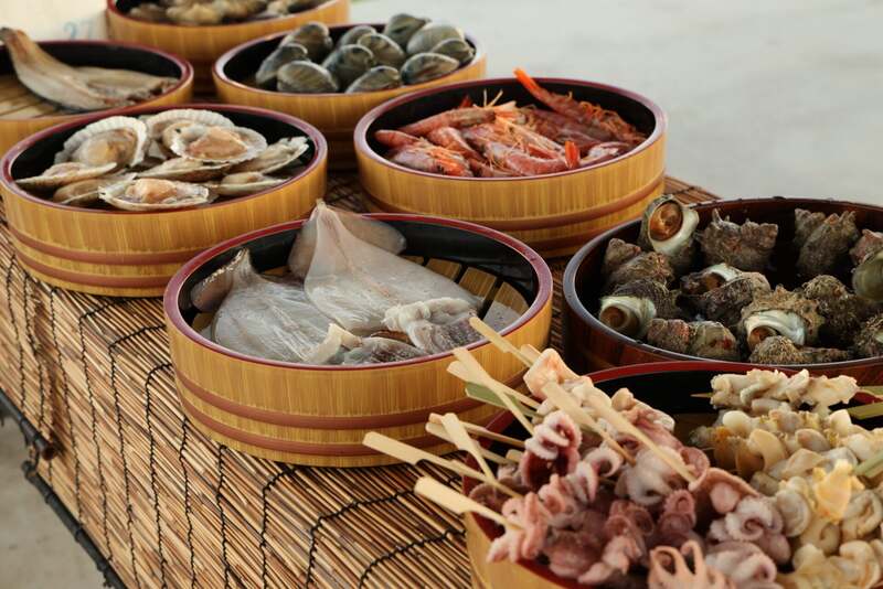 ぷりっぷりの新鮮食材がたくさん