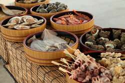 ぷりっぷりの新鮮食材がたくさん