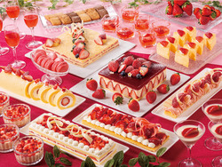 いちごスイーツが食べ放題♪