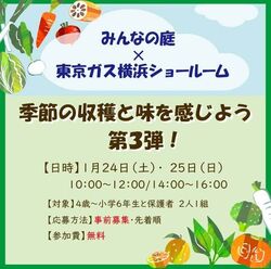 季節の収穫と味を感じよう