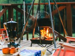 「高校生まで宿泊無料！山梨のキャンプ場で「ランドセル試着」ができる新プランが話題」の写真