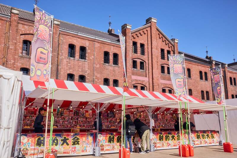 「縁日ブース」（射的）の様子