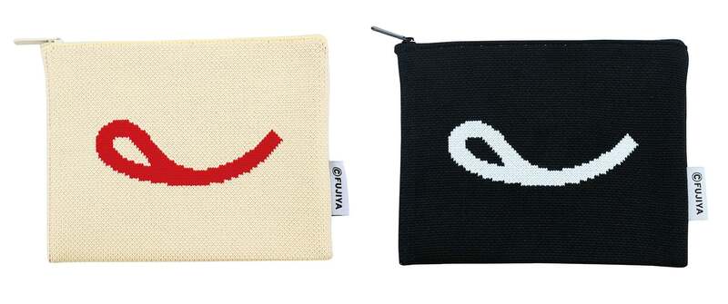 オリジナルニットポーチ（スマイルマーク）＜全2種＞ ※非売品