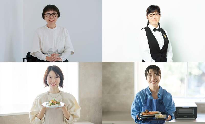 （左上から順に時計回り）福田里香さん、石川尚美さん、細川芙美さん、菅野ひろえさん