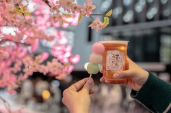 「桜色のランタン約1,500個が春の夜空を彩る！新宿で幻想的なお花見イベント開催」の写真