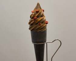 能登産いちごのチョコソフト 770円