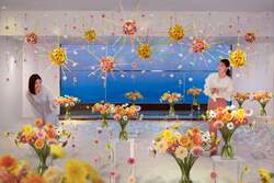 花火を表現した空間で春の訪れを楽しむ「天空の花咲くリゾナーレ」