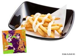 「スシロー×ジョジョが初コラボ！描き下ろしグッズや等身大イギー、DIOへの挑戦もッ！」の写真