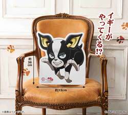 「スシロー×ジョジョが初コラボ！描き下ろしグッズや等身大イギー、DIOへの挑戦もッ！」の写真