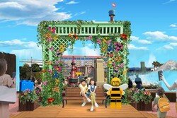 「88万個のレゴ桜がお出迎え！レゴランドで春のお祝いパーティー、限定ショーも開催」の写真