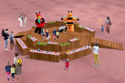 「88万個のレゴ桜がお出迎え！レゴランドで春のお祝いパーティー、限定ショーも開催」の写真