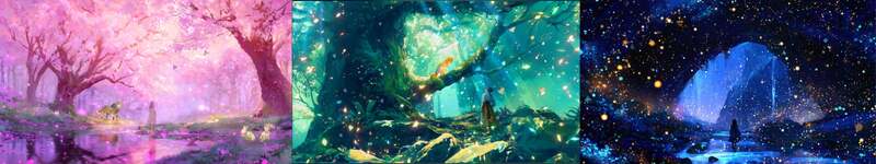 左からゾーン1、ゾーン3、ゾーン4のイメージビジュアル