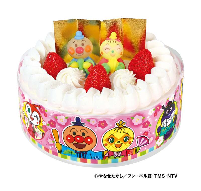 「それいけ！アンパンマンショートケーキ（ひなまつり）」