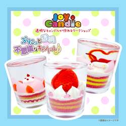 いちごをあしらったキャンドルワークショップ