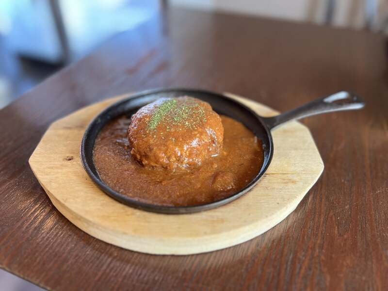 能登牛能登豚ハンバーグ　※画像は調理イメージです