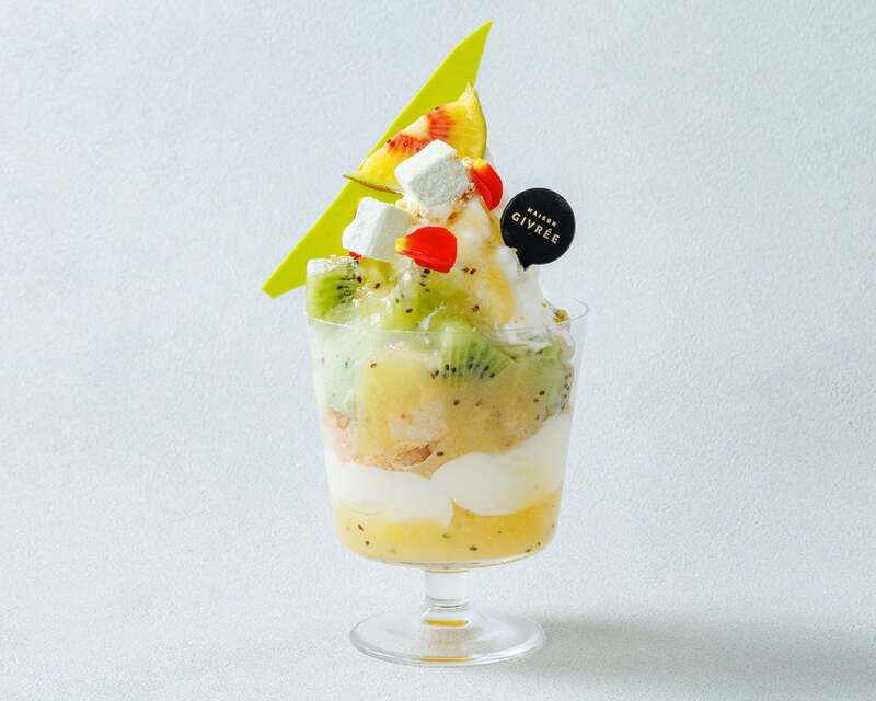 【大熊町】3種のキウイのパフェ仕立て