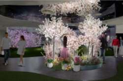 「花粉を気にせずお花見！池袋の展望台で「空中さくらまつり」開催。夜景×夜桜も絶景」の写真