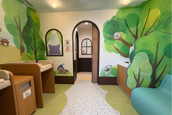 ベビールームの奥には、授乳室が2部屋あります