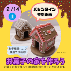 お菓子の家を作ろう！