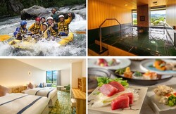 見晴らしの良い展望大浴場や半露天風呂、絶品の懐石など、三世代で楽しむにもおすすめのホテルです。