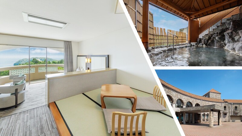 鳥羽湾の風を感じられる露天風呂などで、美肌の湯をゆっくり満喫。