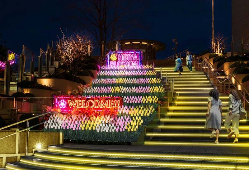 階段エリア（夜） イメージ