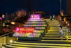 階段エリア（夜） イメージ