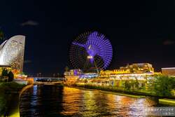 「エヴァ30周年で横浜が初号機色に！大観覧車の特別演出や限定花火、特典配布に大注目」の写真