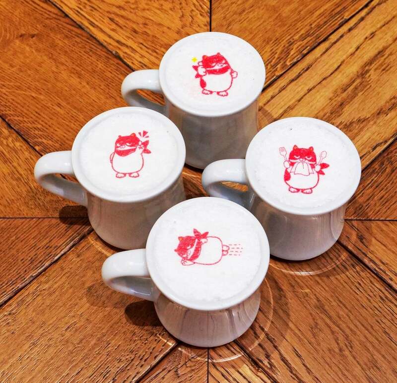 にゃんまるラテ　350円（税込）