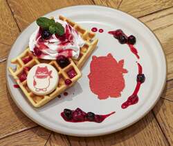 にゃんまるワッフル　1,000円（税込）