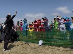 準備運動の様子