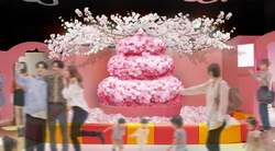 「雨でもお花見OK「うんこ桜」が満開の春イベントが東京・名古屋・沖縄で開催　夜桜も！」の写真