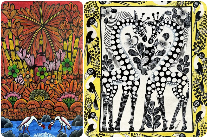 アフリカン現代アート ティンガティンガ原画展