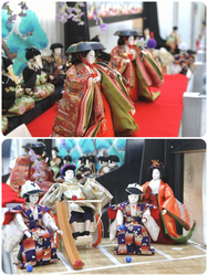 セントレアの福よせ雛展示