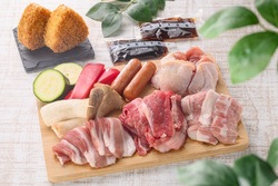 お子様用食材：一人前1,400円（画像は2人前）