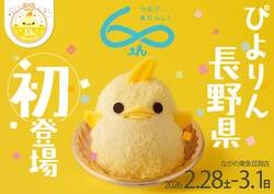 「名古屋の人気スイーツ「ぴよりん」が長野へ！2日間限定で販売　ご当地グルメフェスも」の写真