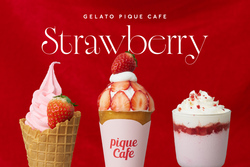 gelato pique cafe「Strawberry」フェア