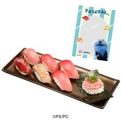 「【スシロー×パペットスンスン】第2弾！指人形やポーチなど限定グッズがかわいすぎる」の写真