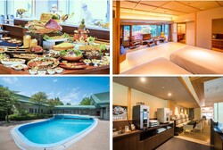 自慢のビュッフェは、最上階で豪華食材も味わえる「天の川ビュッフェ」と、種類豊富なメニューの「旬の坊バイキング」が選べます。