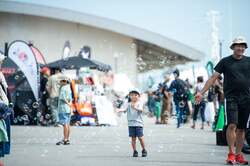 「最新キャンピングカー＆人気ギアが大集結！子供無料で遊び尽くす体験会　朱鷺メッセで」の写真