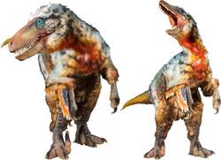 ユタラプトル　2頭登場！（全長4.8ｍ）