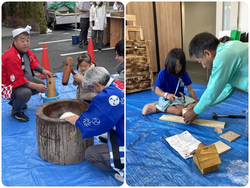 餅つき大会／大工さんと木工教室（※画像はイメージです）