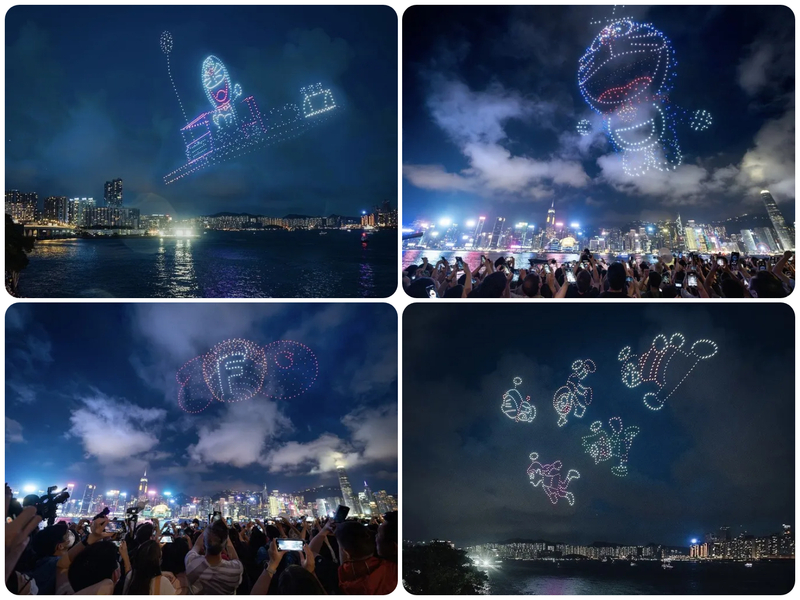 100％ドラえもん＆フレンズ ドローンショー