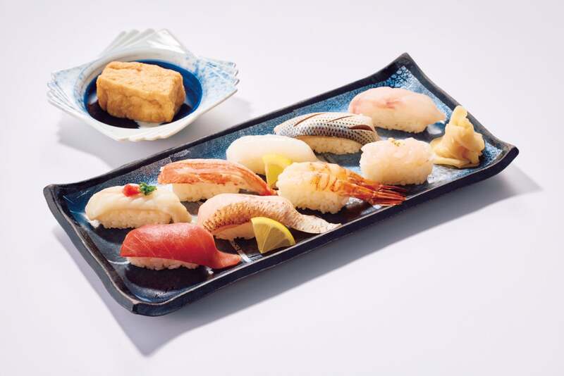 〈金沢まいもん寿司〉［石川県 金沢市］金沢つづみもん(1人前/10貫) 3,850円  【大阪高島屋せっかくグルメ初登場】