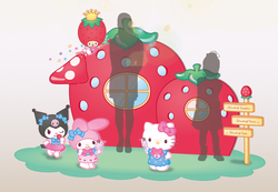 「【動画で紹介】お台場に「いちごのお家」が復活！歴代のいちご新聞＆限定グッズも」の写真